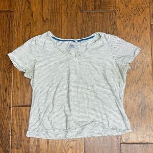 Boden women’s casual v neck striped top